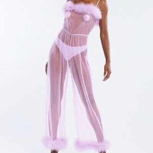 Savage x Fenty Marabou Jumpsuit